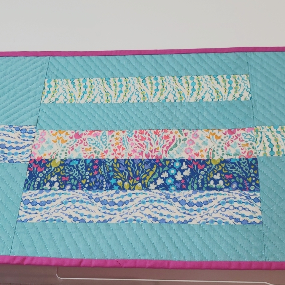 Spring Quilted table runner - Picture 3 of 7